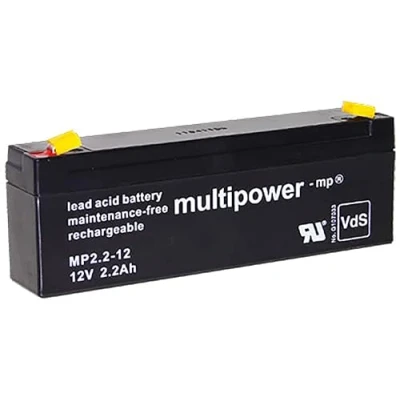 Abbildung von Blei Akku Multipower MP2.3 12 (2.2 12), Volt, 2,3 Ah