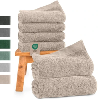 Abbildung von Hausfelder Handtücher Handtuch Set: 2 Badetücher + 4 Handtücher, (6 St)