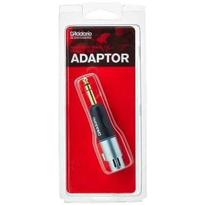 Abbildung von Planet Waves PW P047AA Single Adapter XLR Female Klinke Male, Stereo Schwarz