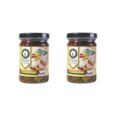 Abbildung von Pamai Pai® Chillipaste mit Thai Basilkum Doppelpack: 2 x 200g Chilli Paste Holy Sweet Basil