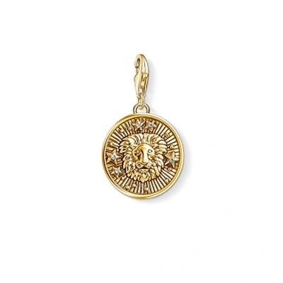 Abbildung von Thomas Sabo Damen Charm Anhänger Sternzeichen Löwe Club 925 Sterling Silber 1656 414 39
