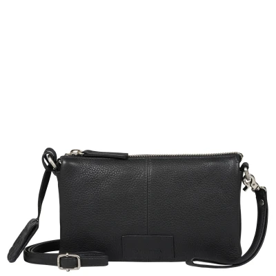Abbildung von Burkely SOFT Skylar Triple Pocket ZIP Umhängetasche, Damen, Größe: One Size, Black
