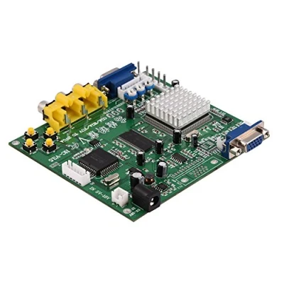 Abbildung von Arcade Game Video Ausgabe Konverterkarte CGA/EGA/YUV/RGB zu VGA Spiel HD Converter Adapterplatine für CRT LCD PDP, Konverterplatine Unterstützt alle Arten von