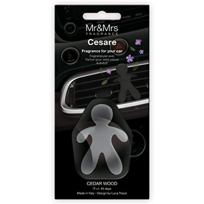 Abbildung von MR&amp;MRS Fragrance CESARE Car Air Freshener Black Cedar Wood