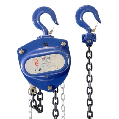 Abbildung von Pallit Flaschenzug CHAINPRO m 2000 kg Tragkraft 5 Hubhöhe extralange &amp; robuste Bedienkette 360 drehbarer Haken Seilzug Kettenzug Kettenflaschenzug