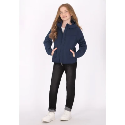 Abbildung von Softshell Blousonjacke DREIMASTER 122 / Marine 100% Polyester