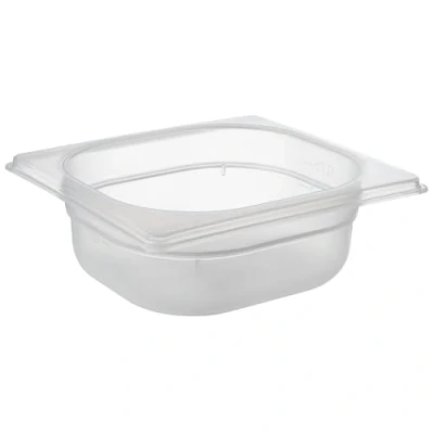 Abbildung von APS 82136 GN Behälter 1/6, 17,6 x 16,2 cm, 65 mm tief, 1,0 Liter, Skalierung, Polypropylen