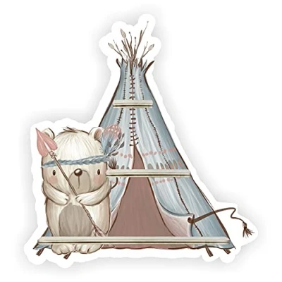 Abbildung von Farbklecks Collection Musikboxregal Erweiterung Indianergeschichte Tier Teddy