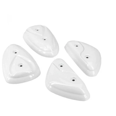 Abbildung von Seitenprotektoren TNT für MBK Stunt/Yamaha Slider, Weiss