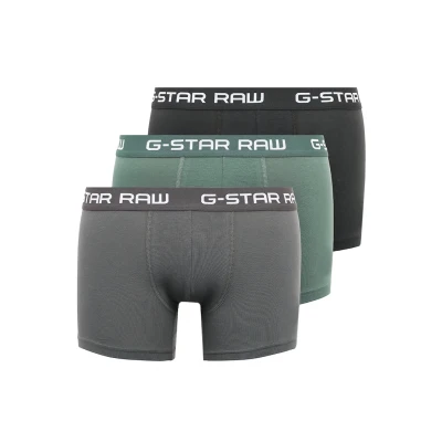 Abbildung von G Star Classic Trunk Color 3 PACK Panties, Herren, Größe: Small, Grey/asfalt/bright jungle