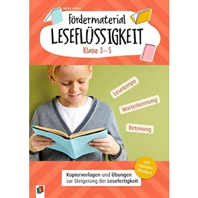 Abbildung von Fördermaterial Leseflüssigkeit Klasse 3 5: Kopiervorlagen und Übungen zur Steigerung der Lesefertigkeit, mit digitalen