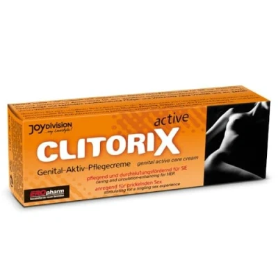 Abbildung von JOYDIVISION EROpharm ClitoriX active, 40 ml moderne und vitalisierende Genital Aktiv Pflegecreme für SIE