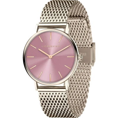 Abbildung von Liebeskind Berlin Uhr, Damen, Größe: One Size, Roségold/ lila