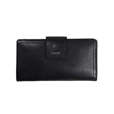 Abbildung von Fossil Logan Geldbörse, Damen, Größe: One Size, Black
