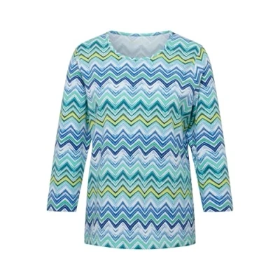 Abbildung von Rabe FLOW Motion Langarmshirt, Damen, Größe: 44, Smaragd