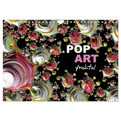 Abbildung von POP ART fraktal (Wandkalender 2025 DIN A4 quer), CALVENDO Monatskalender