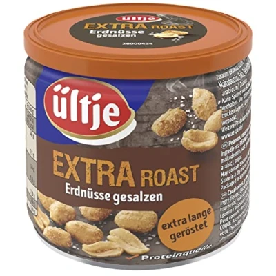Abbildung von ültje Extra Roast Erdnüsse, gesalzen, Dose, 180g