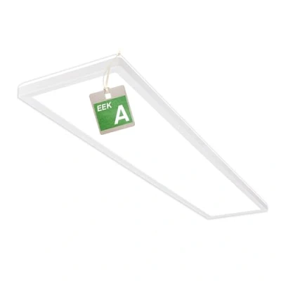 Abbildung von BRILONER EEK A LED Deckenlampe 98cm Effizient mit 21W bei 4800lm, flach, indirektes Licht, Lampe, Deckenleuchte, Wohnzimmerlampe, Panel, Küchenlampe, Beleuchtung, 98x20x3 cm, Weiß