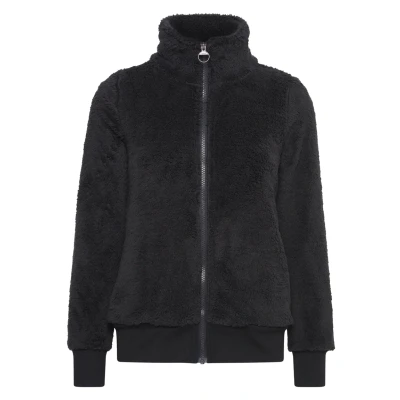 Abbildung von Oxmo Anneka Fleecejacke, Damen, Größe: Large, Black