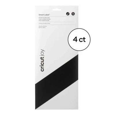 Abbildung von Cricut Smart Vinyl Removable Joy 14x33cm 4 sheets (Writable Black)