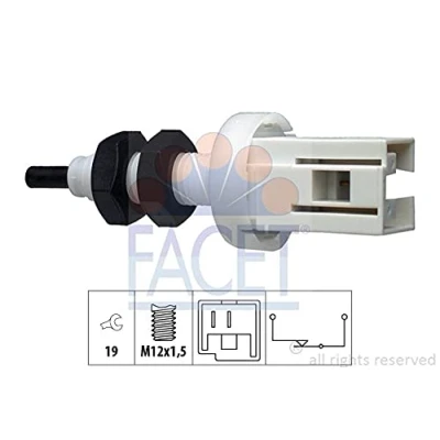 Abbildung von FACET 7.1250 Bremslichtschalter mechanisch M12x1,5 Made in Italy OE Equivalent