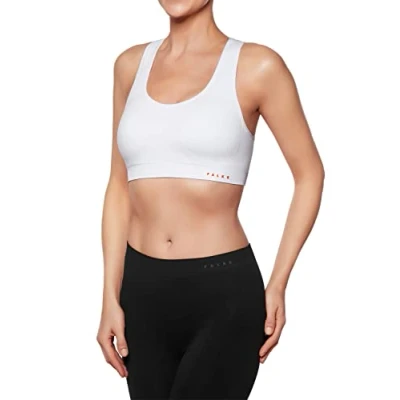 Abbildung von Falke Madison LOW Support Sportbh mit mittlerer Stützkraft, Damen, Größe: Small, White