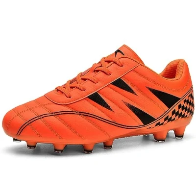 Abbildung von ASHION Fußballschuh Kinder Fussballschuhe Footballschuhe Outdoor Athletic Soccer Schuhe Z01,C 34 EU