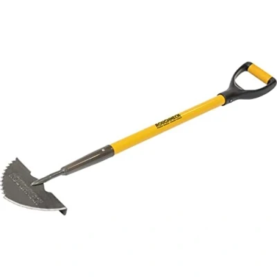 Abbildung von Roughneck ROU68311 Scharfkanteisen für Rasenkanten, 210 x 1000 mm, schwarz gelb