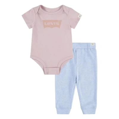 Abbildung von Levi&#039;s Batwing Bodysuit Unisex SET Stoffhose für Kinder, Größe: 56, Peachskin