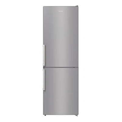 Abbildung von Gorenje NRK 6192 ES5F Kühl Gefrierkombination / 185 cm 302 Liter NoFrost Plus IonAir mit Multiflow CrispZone Feuchteregler ConvertFreshZone FastFreeze Silber metallic
