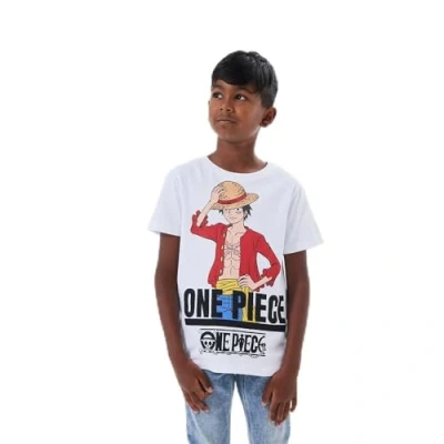 Abbildung von Name it Nkmnate Onepiece Unisex Tshirt print für Kinder, Größe: 122/128, Bright white