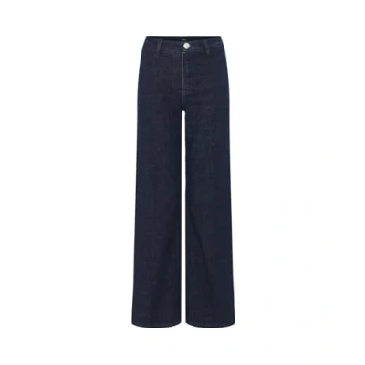 Abbildung von Opus Flared Jeans, Damen, Größe: 34x32, Dark rinsed blue