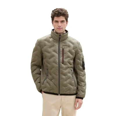 Abbildung von TOM Tailor Hybrid Winterjacke, Herren, Größe: 3XL, Smokey olive green