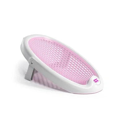 Abbildung von OKBABY Jelly Baby Badehilfe Rutschfeste Unterseite, anatomischer Sitz aus weichem, perforiertem Gummi faltbar zur einfachen Aufbewahrung, für Badewannen Neugeborene 0 8 Monaten (8kg) Rosa