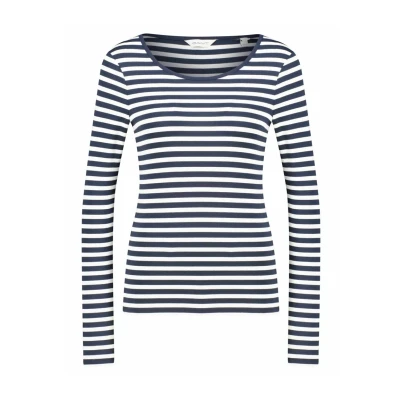 Abbildung von GANT SLIM FIT Langarmshirt, Damen, Größe: 36, Marine
