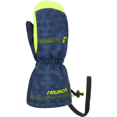 Abbildung von Reusch MAXI RTEX XT Fäustling für Kinder, Größe: 5, Dress blue safety yellow