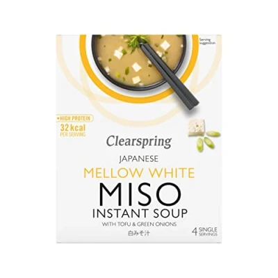 Abbildung von Clearspring Mellow White Miso Soup + Tofu, 4 x 10 g