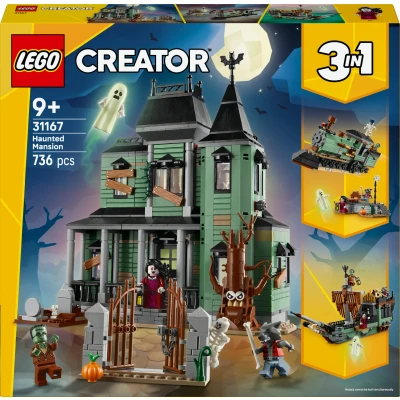 Abbildung von 31167 Creator 3 in 1 Geisterhaus, Konstruktionsspielzeug