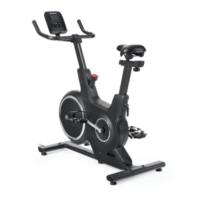 Abbildung von TREXO Stationärer Heimtrainer mit Computer und LCD Display, magnetischem Widerstandssystem, stabiler Konstruktion 5kg Schwungrad Schwarz EB 500S