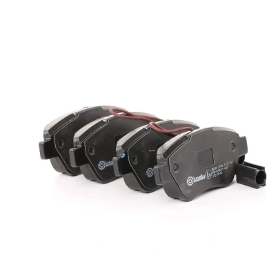 Abbildung von BREMBO P 23 141 Bremsbelagsatz inkl. Verschleißwarnkontakt mit Bremssattelschrauben Zubehör FIAT: Qubo, Punto Evo Schrägheck kfzteile, kfzteile24,