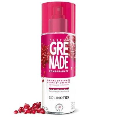 Abbildung von Duftspray Granatapfel Solinote erfrischender und feuchtigkeitsspendender Duft ohne Alkohol für Körper Haar 250 ml