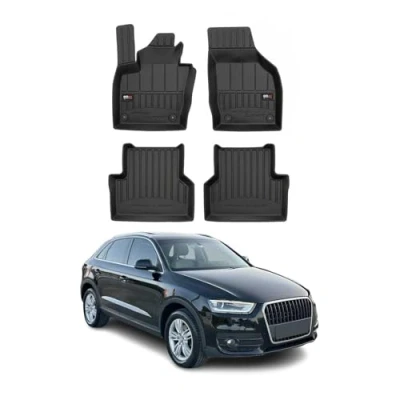 Abbildung von OMAC Gummi Fußmatten kompatibel mit Audi Q3 2011 2018 Premium TPE Automatten 4tlg