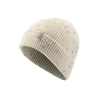 Abbildung von Sterntaler Strickmütze mit Effektgarn Unisex Beanie Wintermütze stylischem Umschlag und Farbtupfen im Garn Kindermütze für den Winter beige, 57