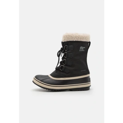 Abbildung von Sorel Winter Carnival WP Snowboot/Winterstiefel, Damen, Größe: 38, Black/stone Schuhe