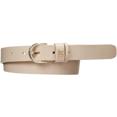 Abbildung von Tommy Hilfiger Essential Effortless Gürtel, Damen, Größe: 125, White clay