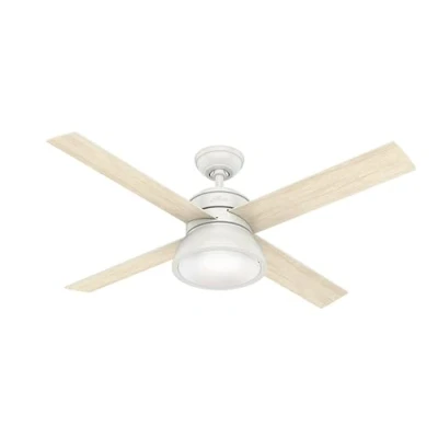 Abbildung von Hunter Loki Deckenventilator eiche gebleicht/weiß