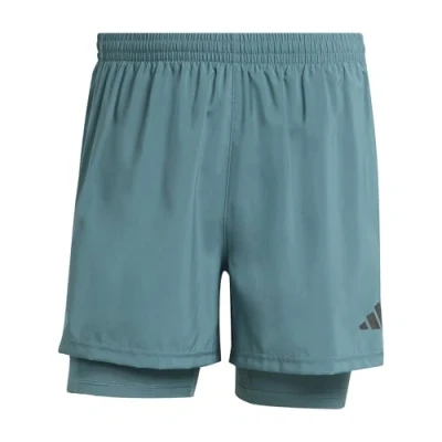 Abbildung von adidas OTR B S 2 in 1 Laufshorts Herren Grün Komfort, Bewegungsfreiheit &amp; optimale Performance