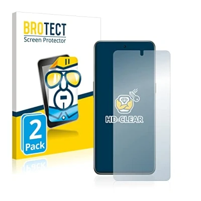 Abbildung von BROTECT (2 Stück Schutzfolie für OnePlus 10T 5G Displayschutz Folie Ultra Klar