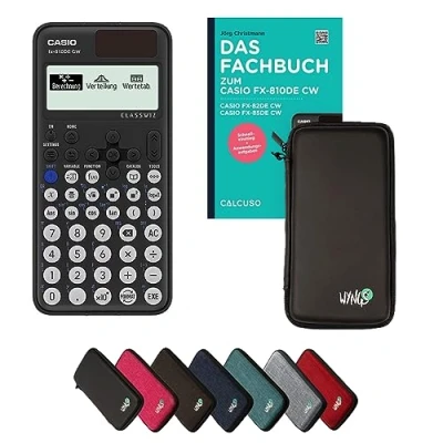 Abbildung von CALCUSO Standardpaket Schwarz mit Taschenrechner Casio FX 810DE CW ClassWiz