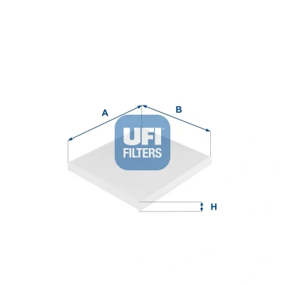 Abbildung von UFI 54.220.00 Innenraumfilter Aktivkohlefilter 231 74 MITSUBISHI: Grandis, Lancer 7 Limousine, Kombi